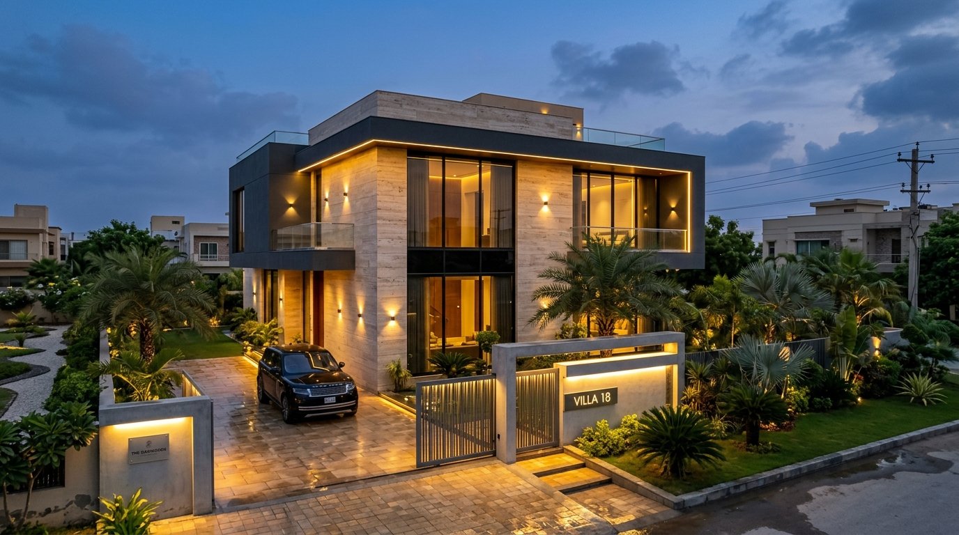 The Horizon Travertine Villa, DHA Phase 8, Karachi